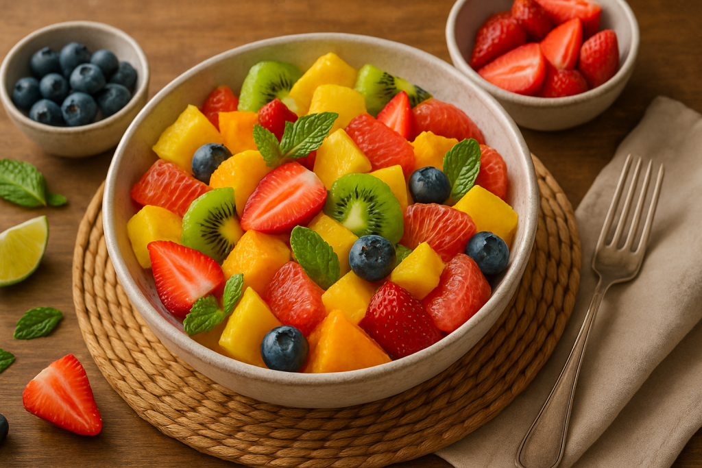 Salade de fruits acidulée