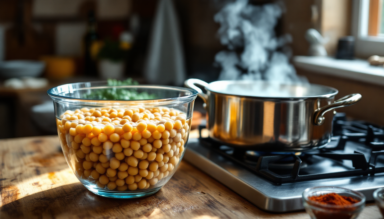 cuisson des pois chiches