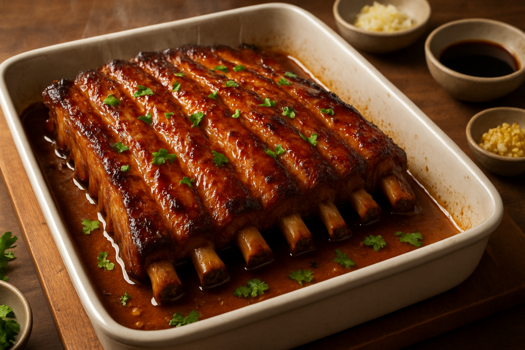 Travers Travers de porc au four : recette facile et savoureuse