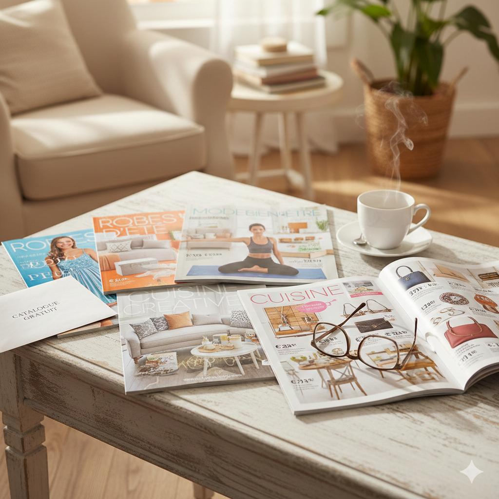 catalogue gratuit à recevoir par la poste